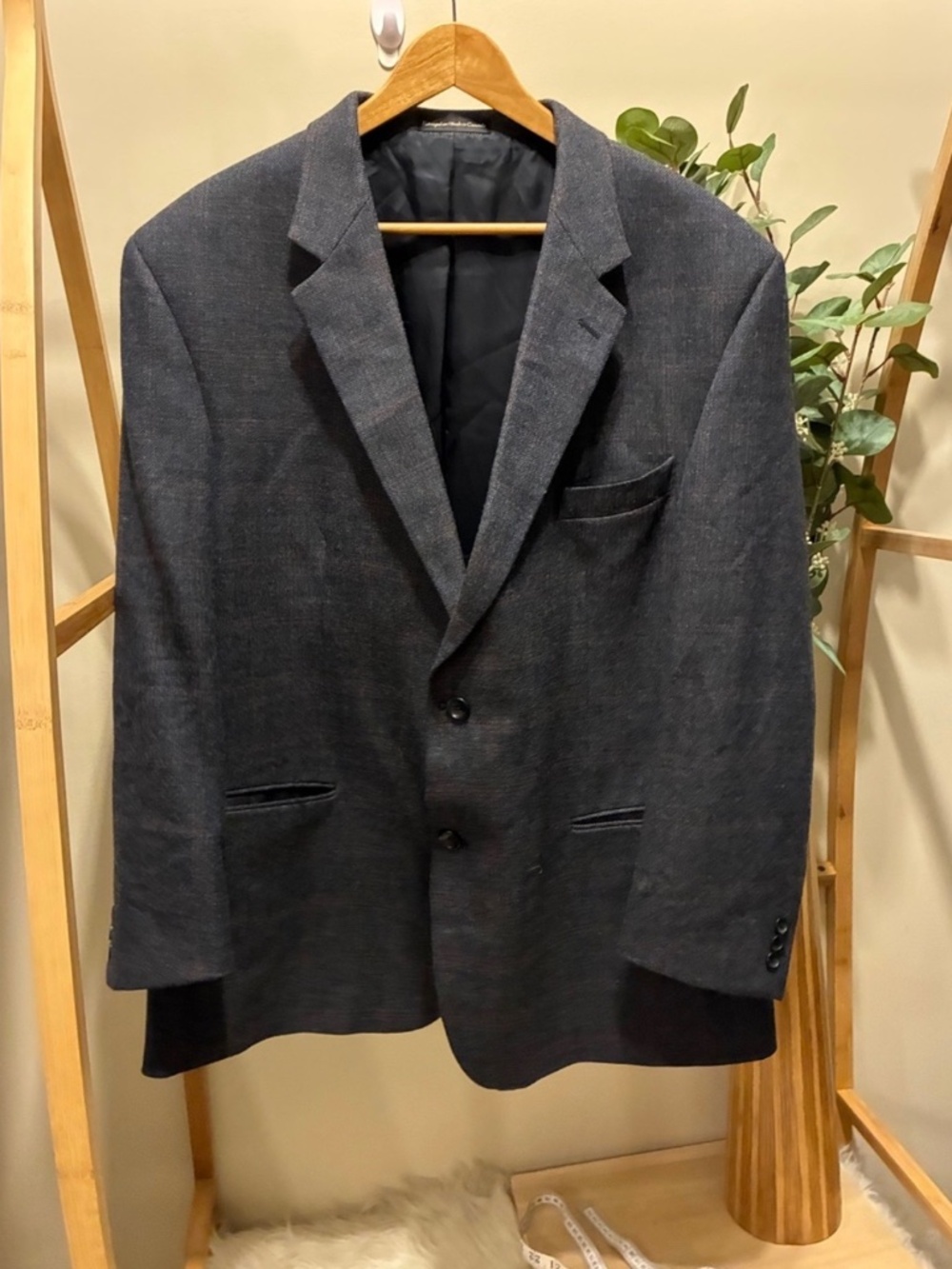 Vintage Oscar De La Renta Men’s 100% Virgin Wool Blazer